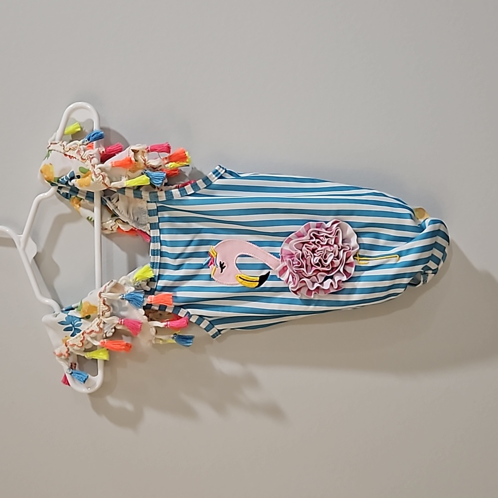 Flamingo bathing suit - 3T